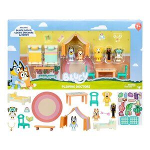 NEW Bluey Playing Doctors Exclusive Playset